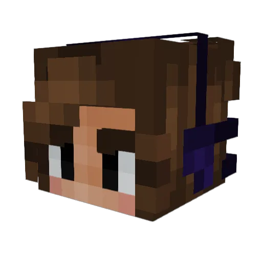 random_WZ Minecraft avatar head, 3D render