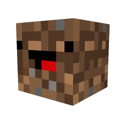 random_suername Minecraft avatar head, 3D render