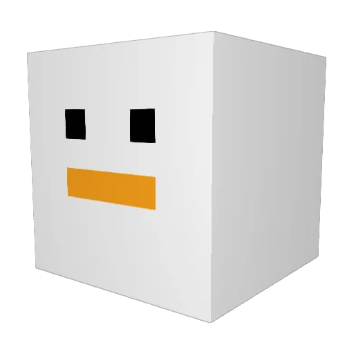 randomcube_714 Minecraft avatar head, 3D render