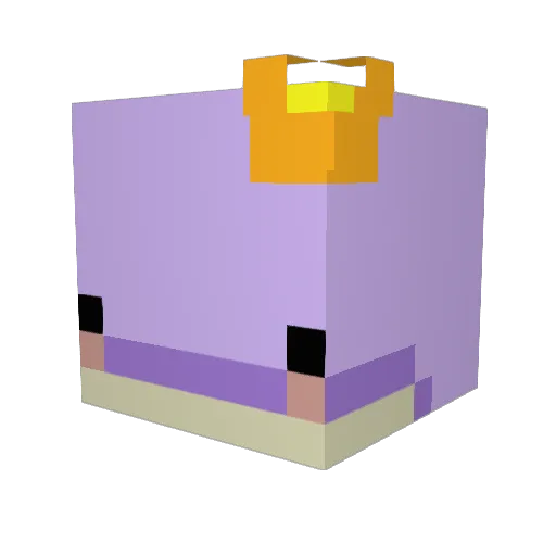 randomduke Minecraft avatar head, 3D render