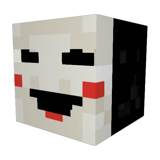 randomgames232 Minecraft avatar head, 3D render