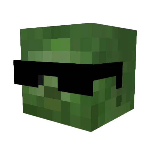 randomkilla Minecraft avatar head, 3D render