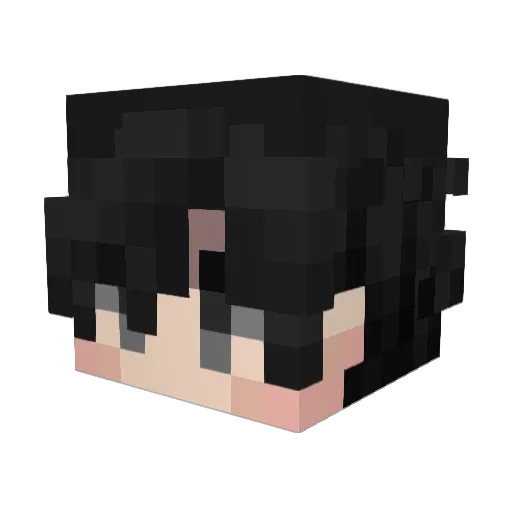 randriusr Minecraft avatar head, 3D render