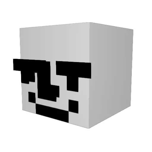 randyisntreal Minecraft avatar head, 3D render