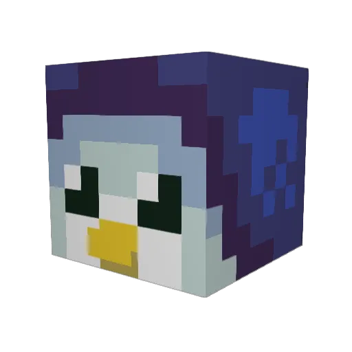 randyoriper Minecraft avatar head, 3D render