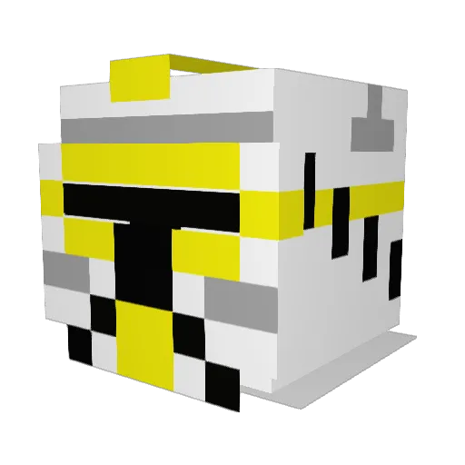 ranger109 Minecraft avatar head, 3D render