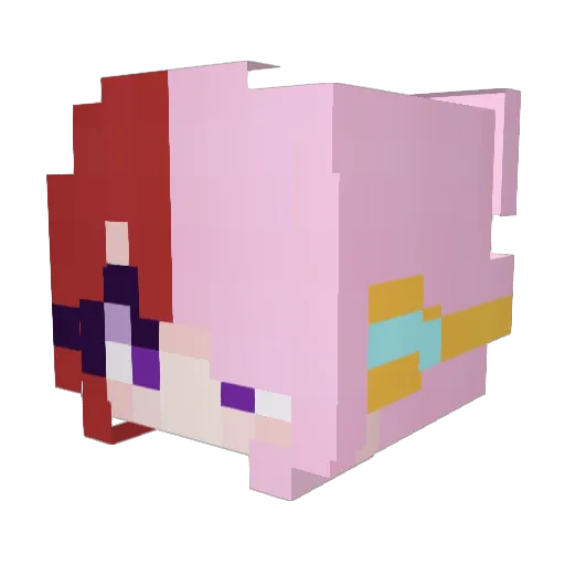 ranger3824 Minecraft avatar head, 3D render