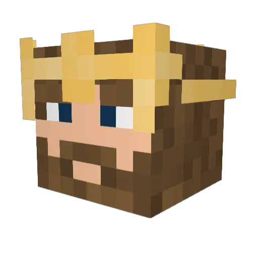 rangerelf8 Minecraft avatar head, 3D render