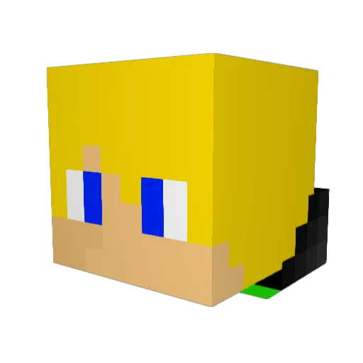 rangerjgs Minecraft avatar head, 3D render