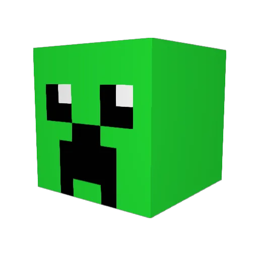 ranglio Minecraft avatar head, 3D render