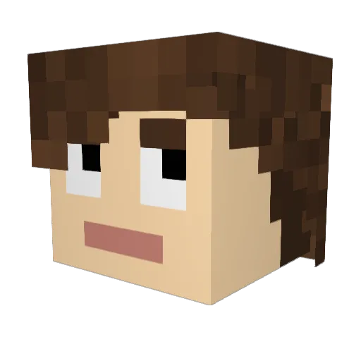 rango5150 Minecraft avatar head, 3D render