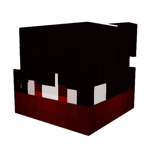 rangqiang Minecraft avatar head, 3D render