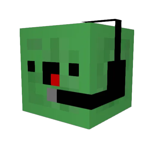 rani6 Minecraft avatar head, 3D render