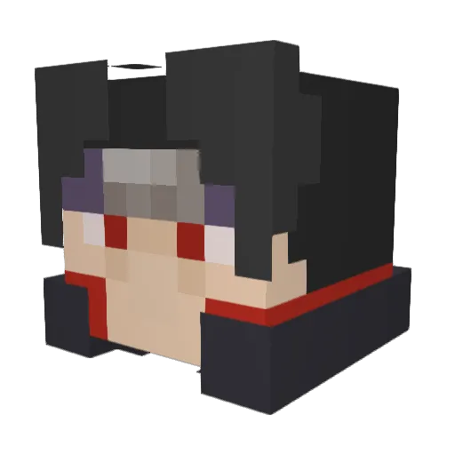 rankercreate Minecraft avatar head, 3D render