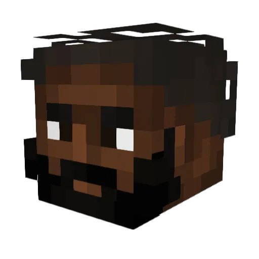 ransmans4 Minecraft avatar head, 3D render
