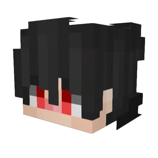 ranthk Minecraft avatar head, 3D render
