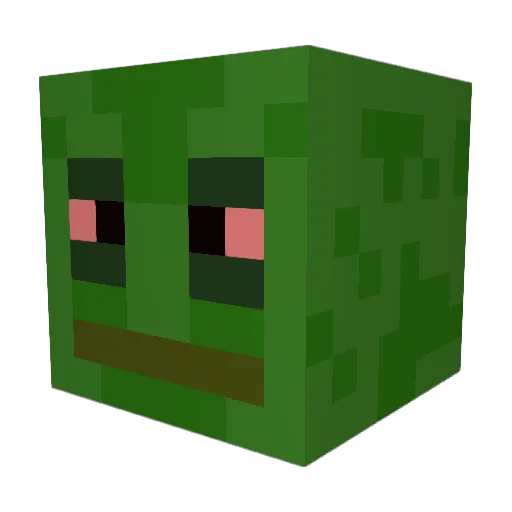 rany_355 Minecraft avatar head, 3D render