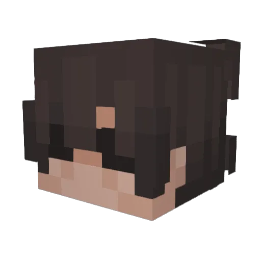 ranyyptaska Minecraft avatar head, 3D render