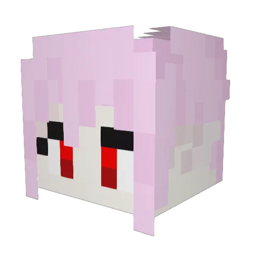 ranzerai Minecraft avatar head, 3D render