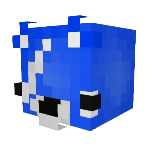 raonebaaaaaaas Minecraft avatar head, 3D render