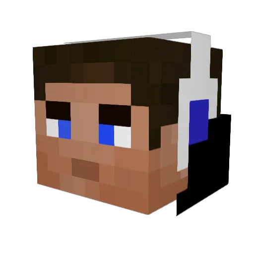 raoul595 Minecraft avatar head, 3D render