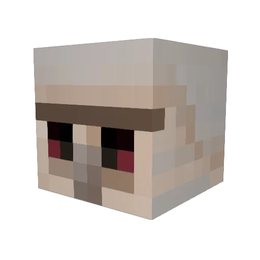rapax_percussor Minecraft avatar head, 3D render
