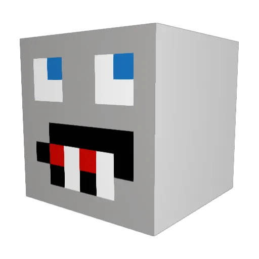 rapha1112 Minecraft avatar head, 3D render