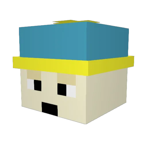 raphaek Minecraft avatar head, 3D render
