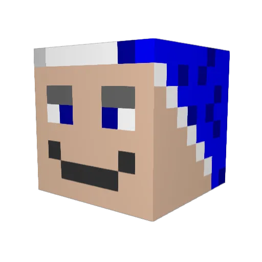 raphael9196 Minecraft avatar head, 3D render