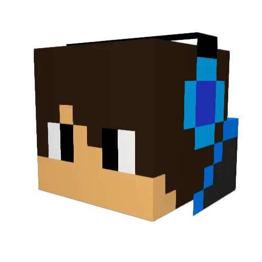 raphaelfifi Minecraft avatar head, 3D render