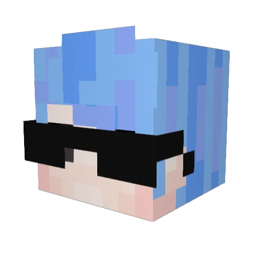 raphaelsito Minecraft avatar head, 3D render