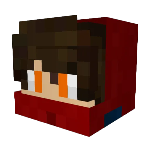 raphator61 Minecraft avatar head, 3D render