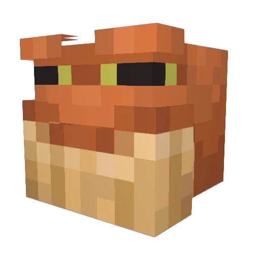 raphddr28 Minecraft avatar head, 3D render