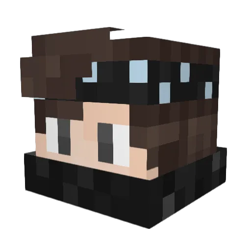 raphi678 Minecraft avatar head, 3D render