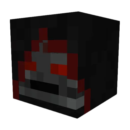 raphien Minecraft avatar head, 3D render