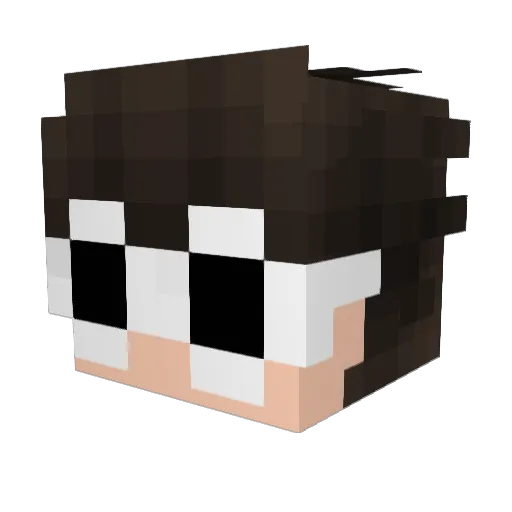 raphwel Minecraft avatar head, 3D render