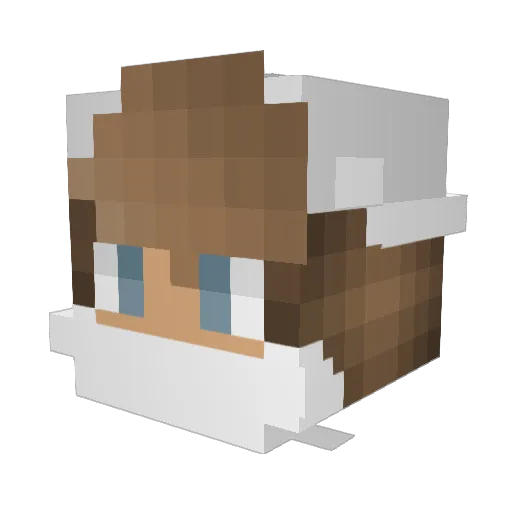 rapic48 Minecraft avatar head, 3D render