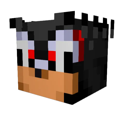 rapid_squirrel Minecraft avatar head, 3D render