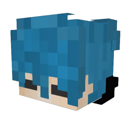 rapro187 Minecraft avatar head, 3D render
