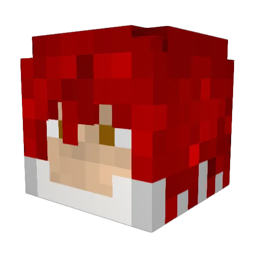 raptor403 Minecraft avatar head, 3D render