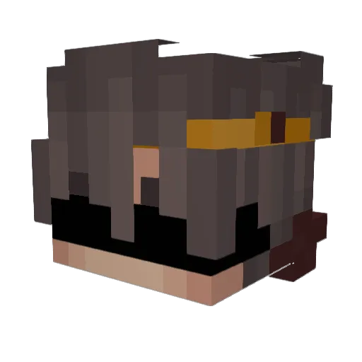 raptor93708 Minecraft avatar head, 3D render