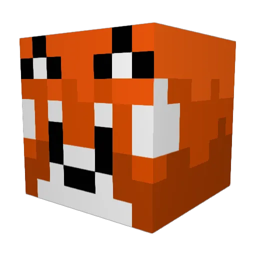 raptorclonejava Minecraft avatar head, 3D render