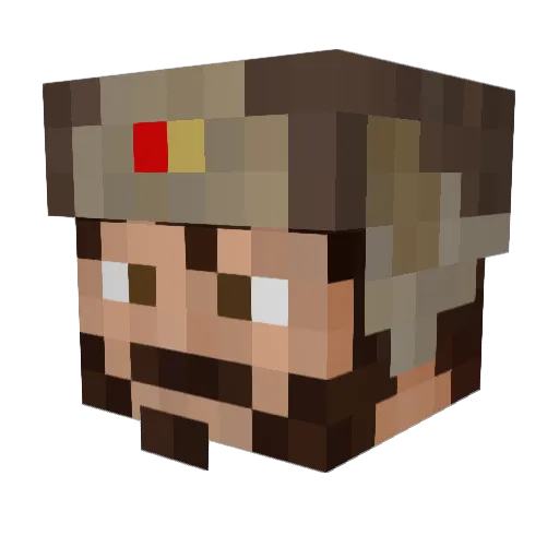 raq583 Minecraft avatar head, 3D render
