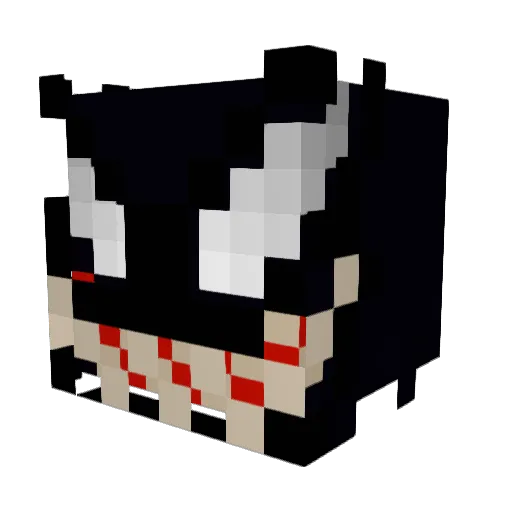 raqnar0k Minecraft avatar head, 3D render