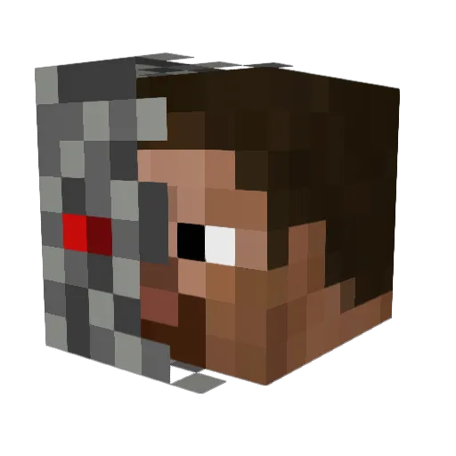rararaphael Minecraft avatar head, 3D render