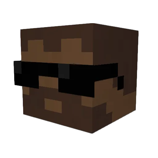 rare_air Minecraft avatar head, 3D render