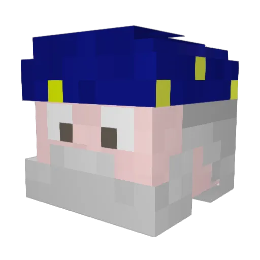 rareshark154 Minecraft avatar head, 3D render