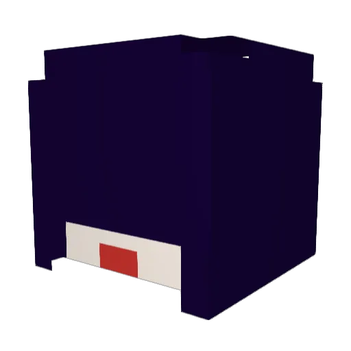 raru_0822 Minecraft avatar head, 3D render