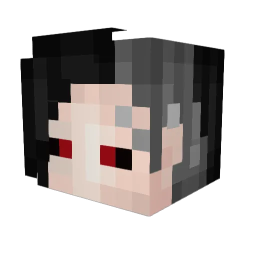raru_777 Minecraft avatar head, 3D render