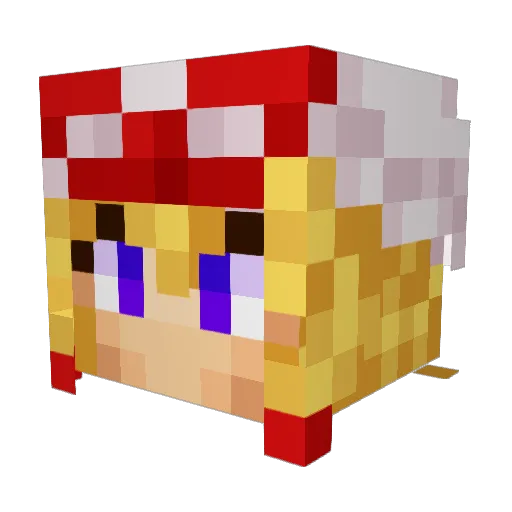 rascal19 Minecraft avatar head, 3D render